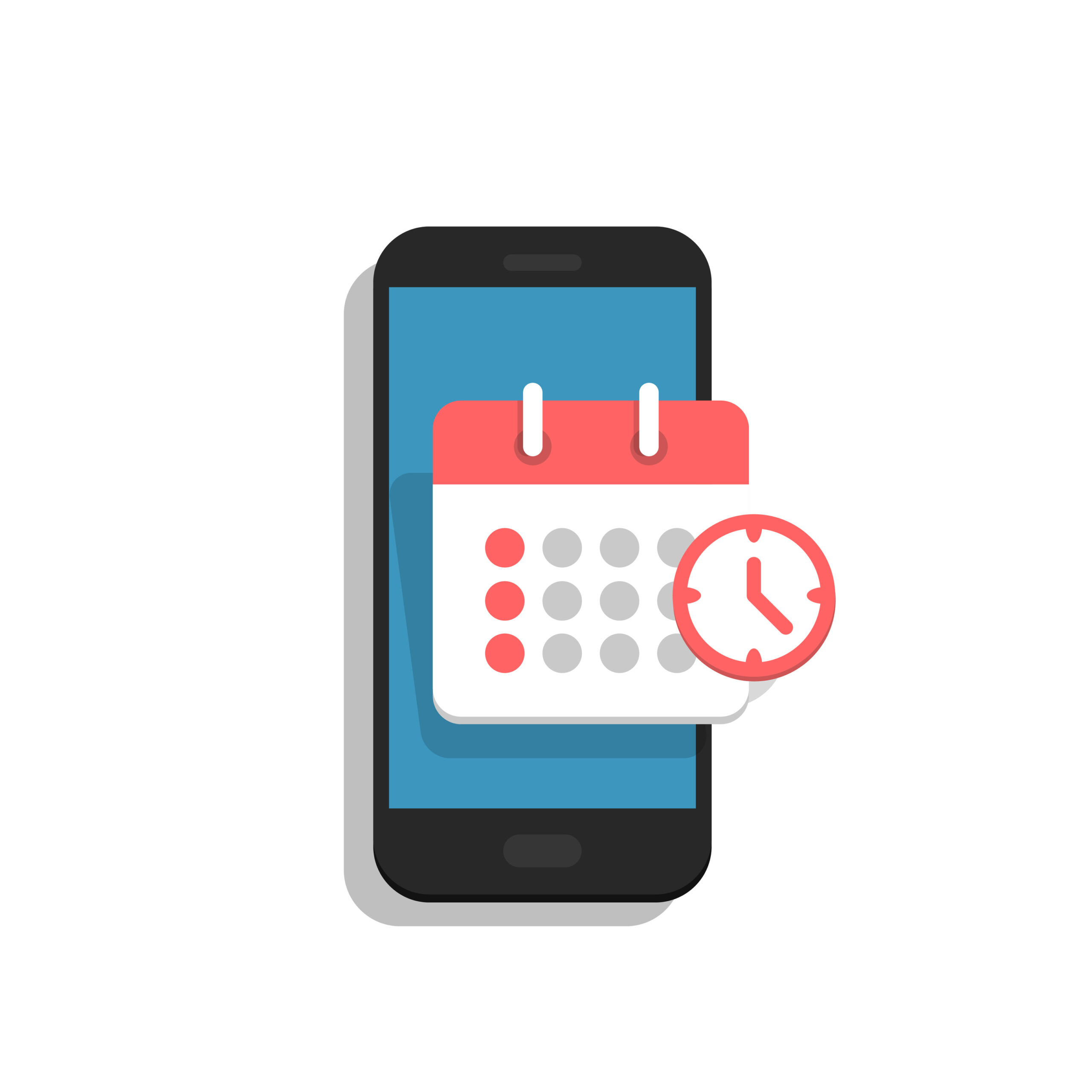 Planning app on smartphone screen.